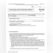 Thumbnail image of Auction Ohio RE Purchase Contract EXAMPLE