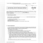 Thumbnail image of Auction Ohio Purchase Contract EXAMPLE