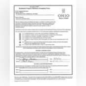 Thumbnail image of Residential Property Disclosure Exemption Form