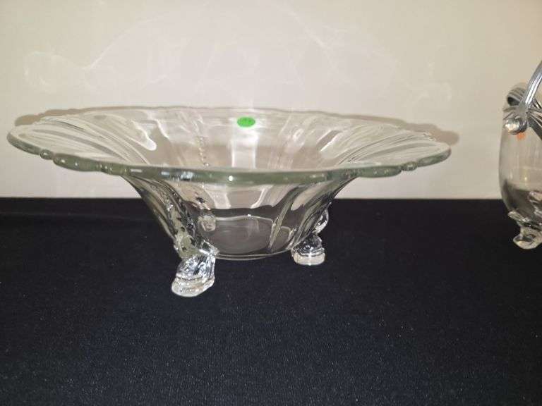 Heisey Queen Ann - Dolphin Footed Console Bowl