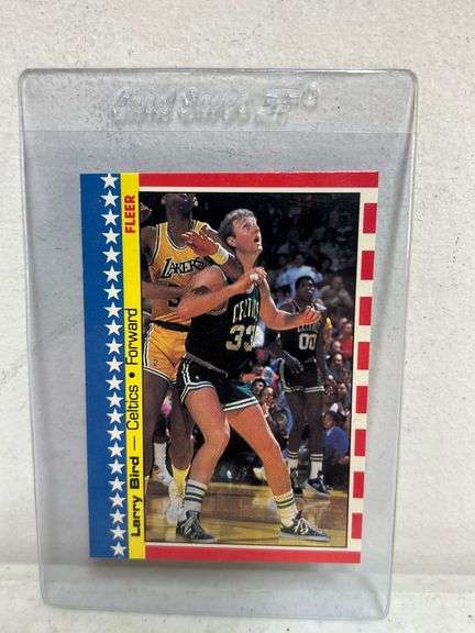LARRY BIRD 1987 FLEER CARD