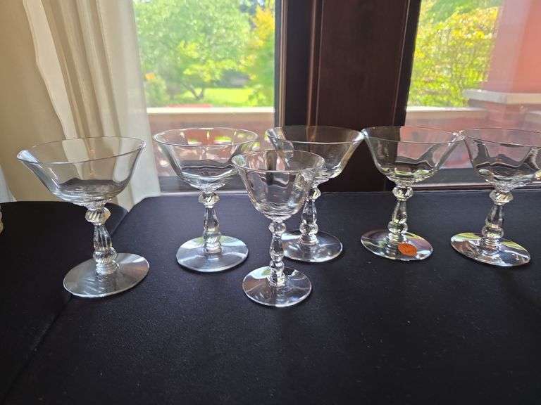 (1)HEİSEY JAMESTOWN COCKTAiL STEM
(5) SHERBETS