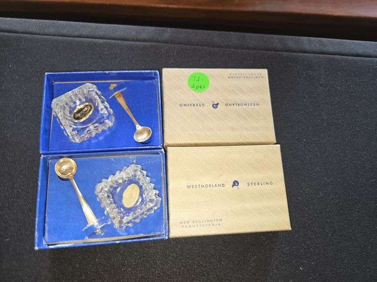 CAMBRIDGE INDIVIDUAL SALT Dips
WITH WESTMORELAND- STERLING SPOON - HİLTON