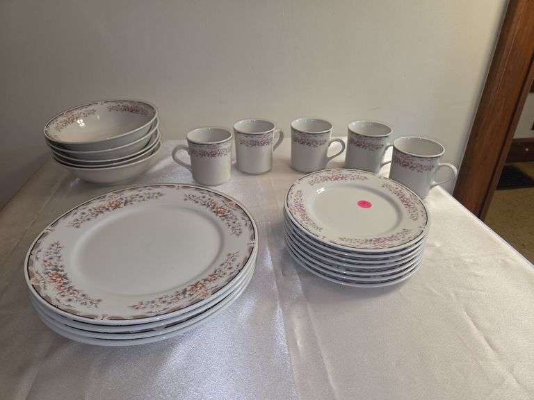 China Pearl Stoneware Pattern "Donna" 21 pcs