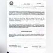 Thumbnail image of Residential Property Disclosure 