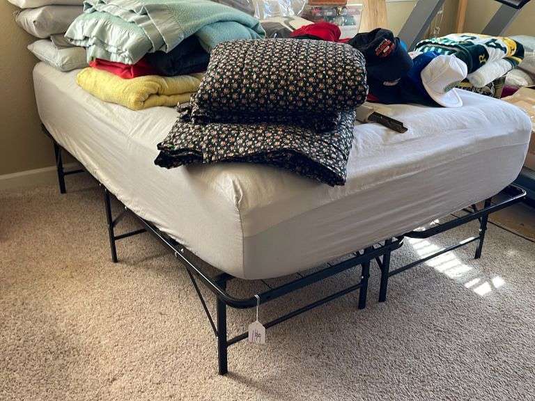 Queen Size Bed with Platform and Matress