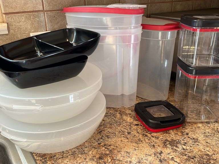 Rubbermaid Dry Goods Storage, t-Fal Cannisters and Orhers