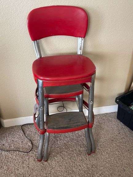 Vintage Cosco Counter Chair/Step Stool