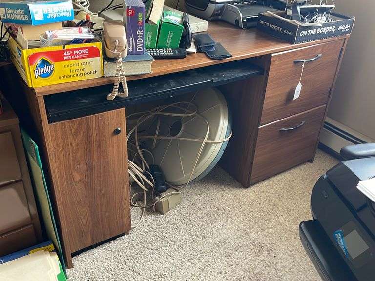 Office Desk with Keyboard Slide Out