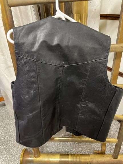 Antelope Creek Leather Vest - Size 54