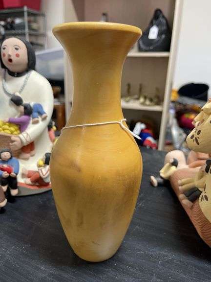 Hand Turned Wood Vase