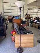 Floor Lamp with Glass Shade
