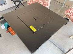 Propane Fire Pit with Cup Holders and Cover