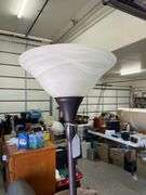 Floor Lamp with Glass Shade
