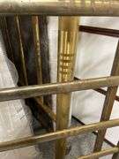 Simmons Full Brass Bed with Mattress and Box Spring