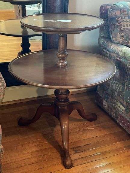 Vintage Two-Tier Side Table