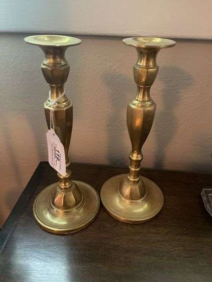 Pair of Brass Candlesticks