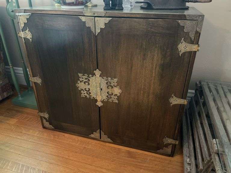 Ornate Record/Storage Cabinet