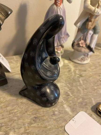 Carved Madonna Soapstone Figurine