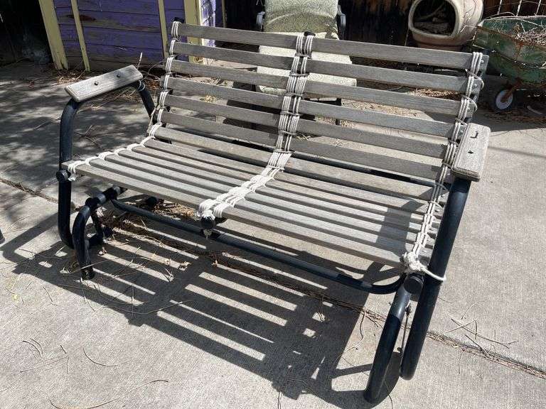 Wood Bottom Glider