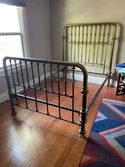 Full-Size Brass Bed