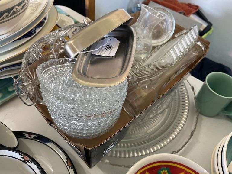 Glass Servers and Dishes