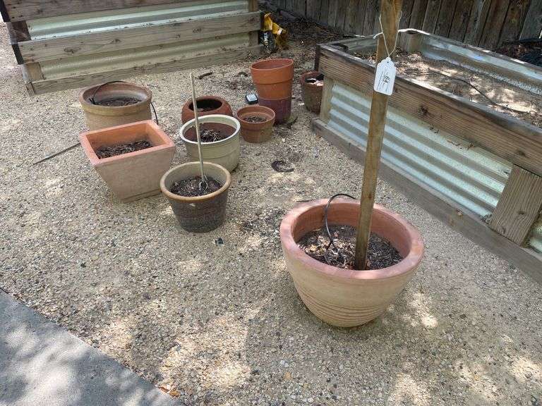 Clay and Ceramic Garden Pots