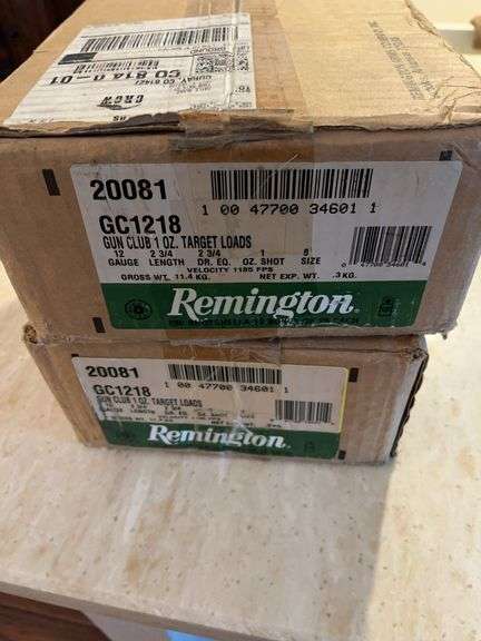 12 Gauge Remington One Ounce Target Loads Loads Two Cases