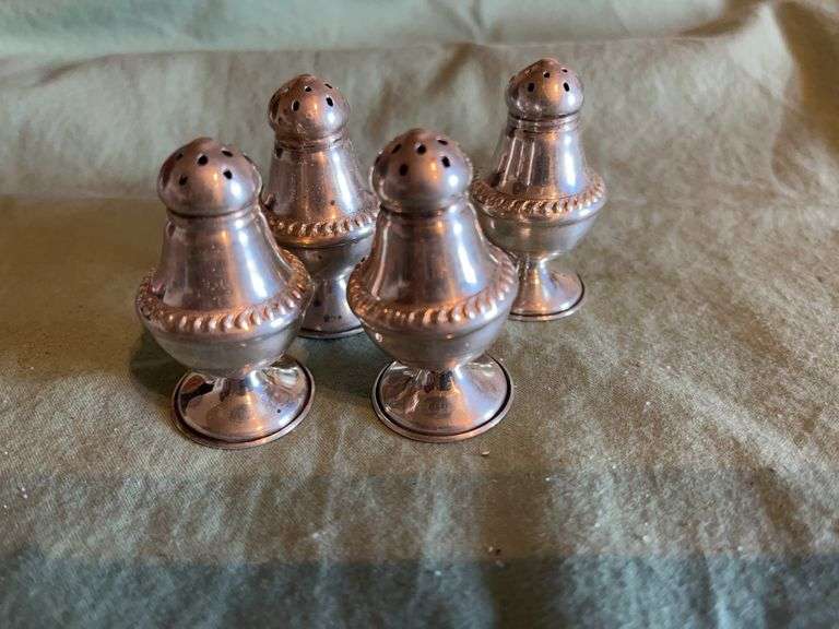 Sterling Salt and Pepper Shakers  Approximately 1.1 oz