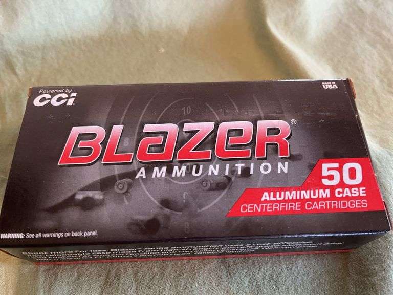 Blazer Ammunition 9mm Luger Aluminum Case. 50 Cartridges