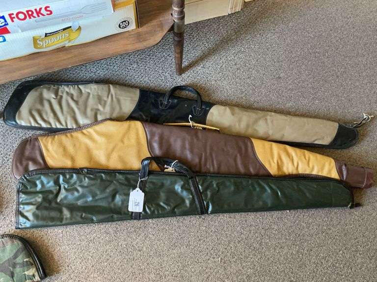 Three Leather Gun Cases