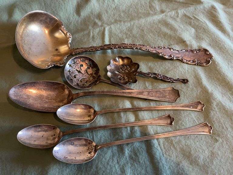 Assorted Sterling Serving Pieces Approximately 9.9 oz