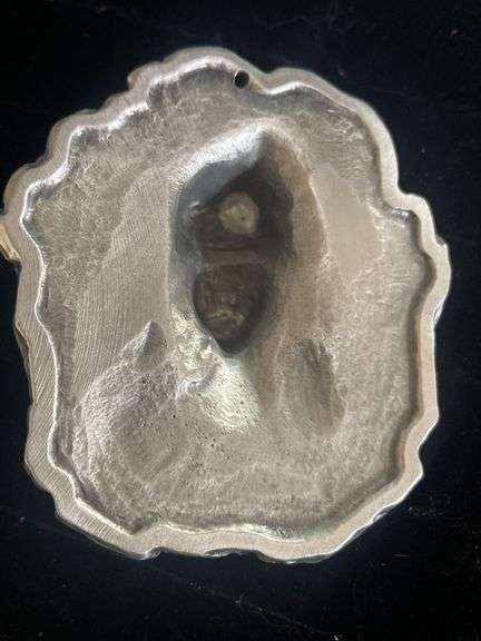 Native American Pewter Ornament