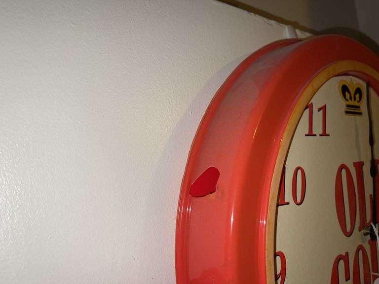 Vintage Old Gold Wall Clock