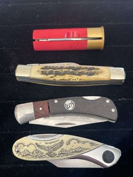 Four Folding Pocket Knives