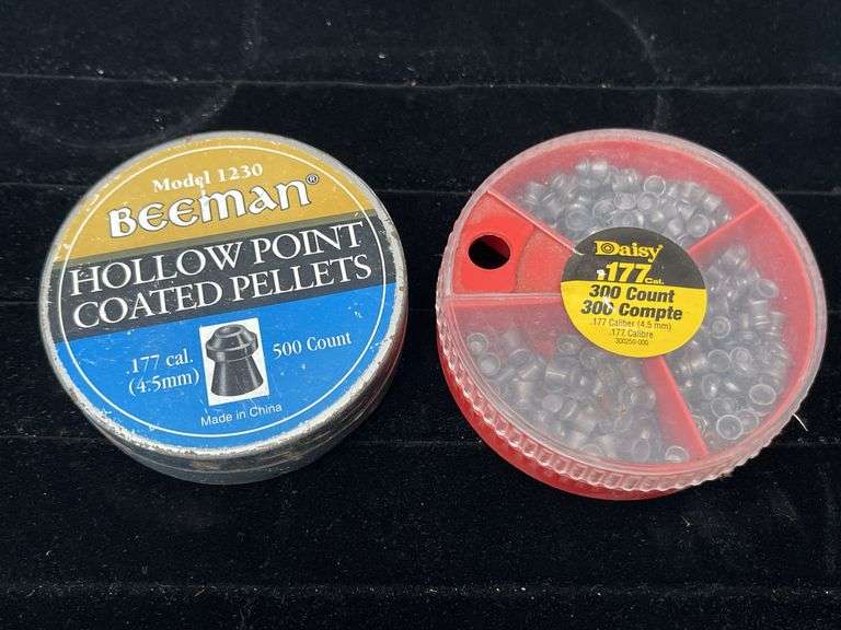 Two Partial Boxes of .177 Ammo