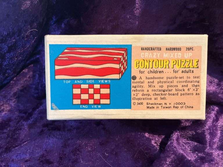 Vintage Contour Puzzel