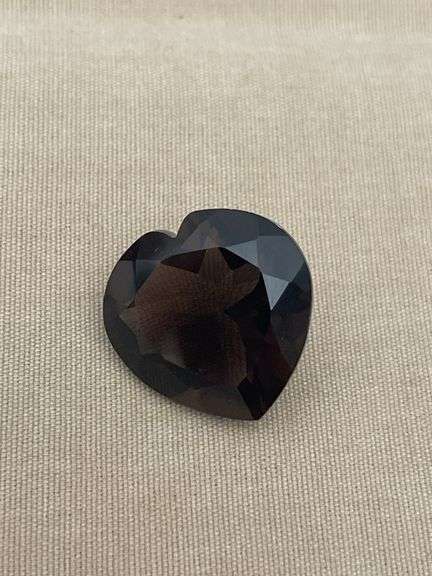Smokey Quartz Heart Shaped Stone