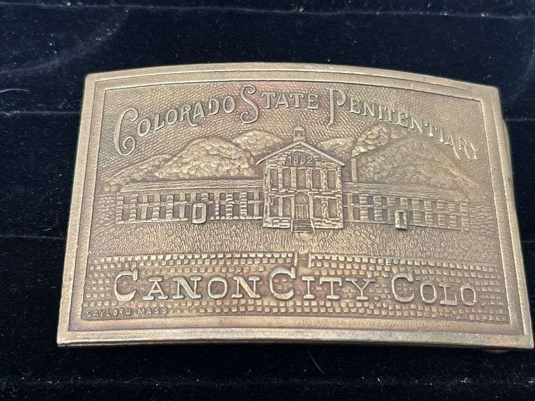 Colorado State Penitentiary Belt Buckle