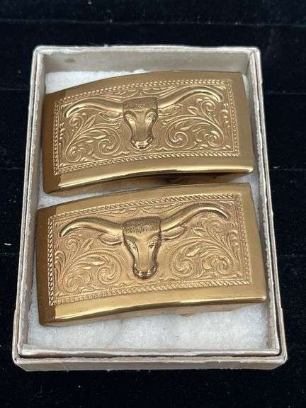 Small Longhorn Belt Buckles