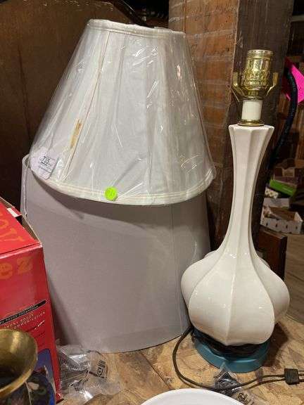 Table Lamp with Two Shades