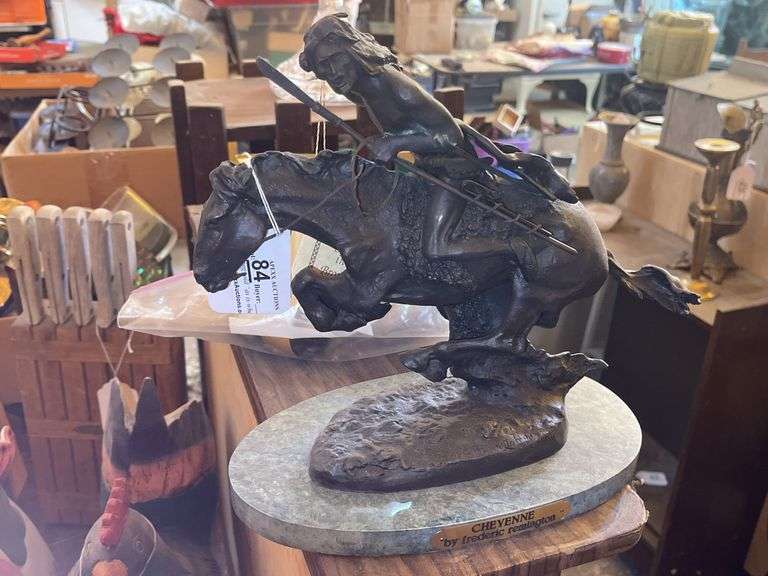 “Cheyenne” Bronze Statuette by Frederic Remington
