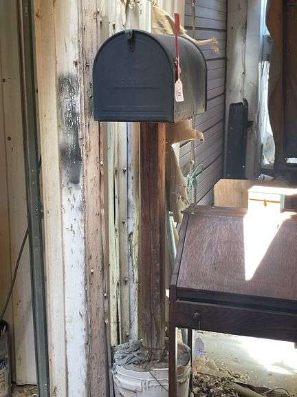 Large Mailbox in Cement Block