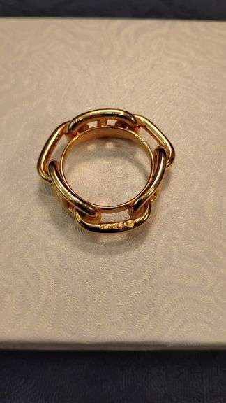 HERMES Chain Scarf Ring
