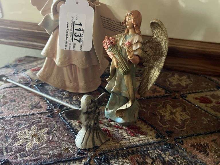 Angel Figurines with Candle Snuffer