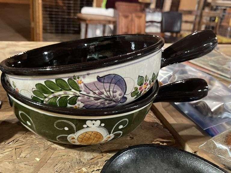 Two Decorative Type Skilllets