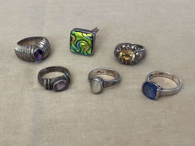 Silver (925) Chunky Rings