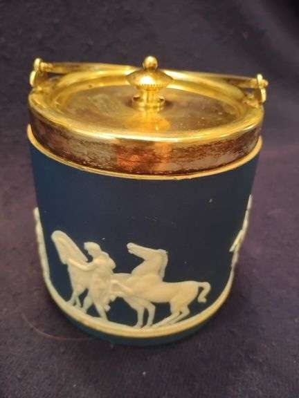 Wedgwood Silver Plated Biscuit Barrel