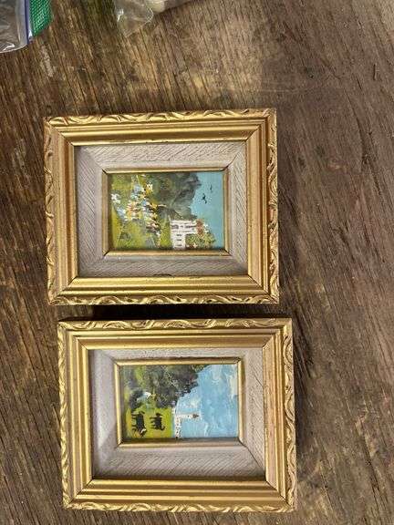 Vintage Miniature Landscapes