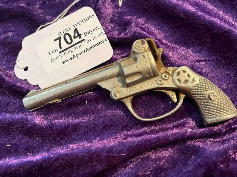 Vintage 1930’s Hurley Single Shot Nickel Plated Cop Cap Fun